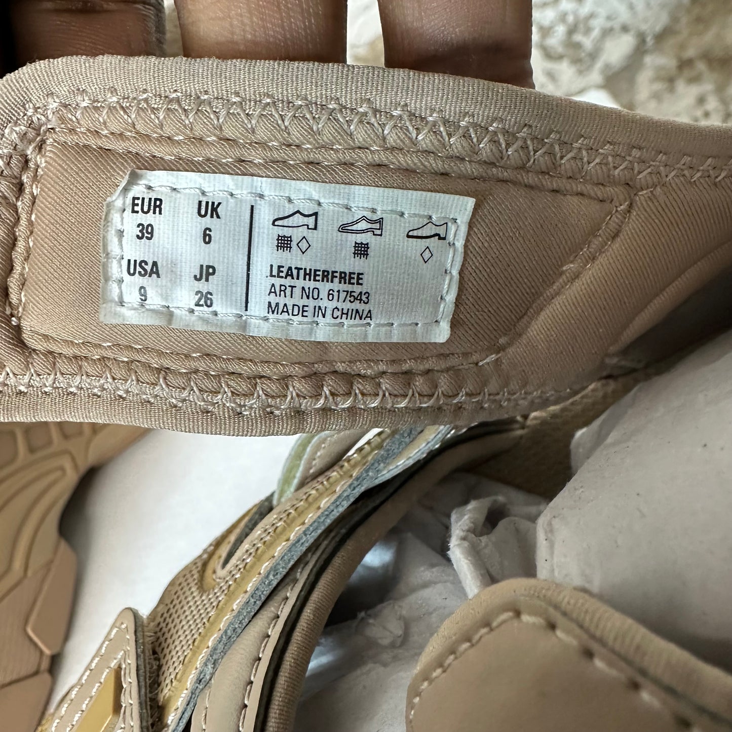 Balenciaga Track Sandal Beige Sneaker Sz 6.5 (39)