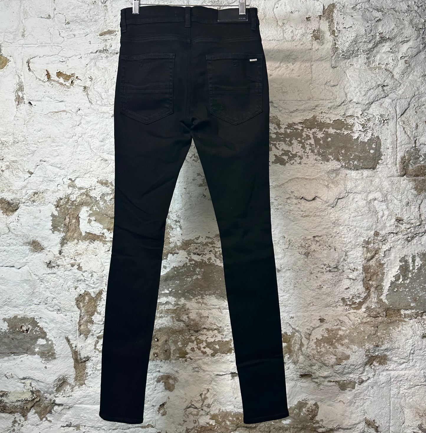 Amiri Distressed Black Denim Jeans Sz 28