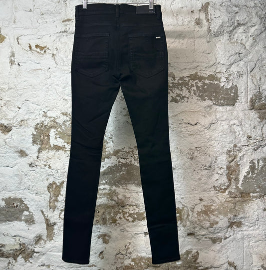Amiri Distressed Black Denim Jeans Sz 28