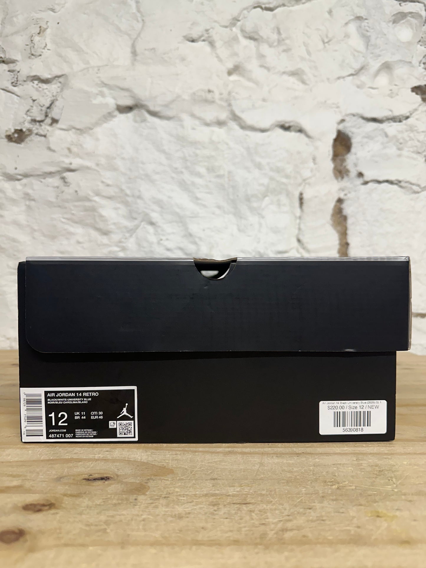 Air Jordan 14 Black University Blue (2026) Sz 12 DS