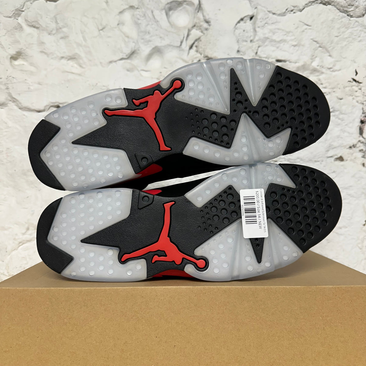 Air Jordan 6 Infrared Salesman Sz 14 DS