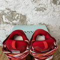 Lanvin Curb Multicolor Lace Red Gum Sneaker Sz 13 (46)