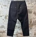 Rick Owens Canvas Bela Pants Black Sz L (52)