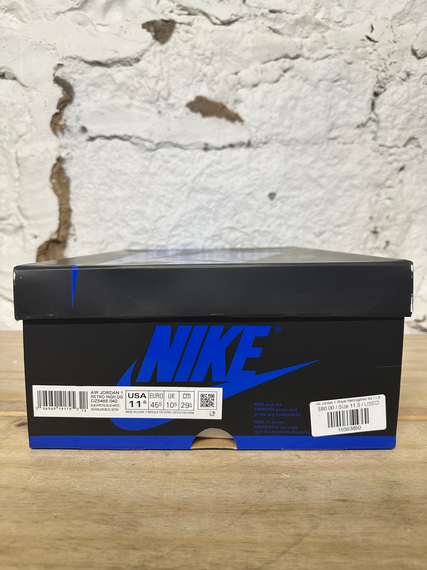Air Jordan 1 Royal Reimagined Sz 11.5