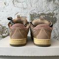 Lanvin Curb Black White Lace Pink Sneaker Sz 6.5 (39)
