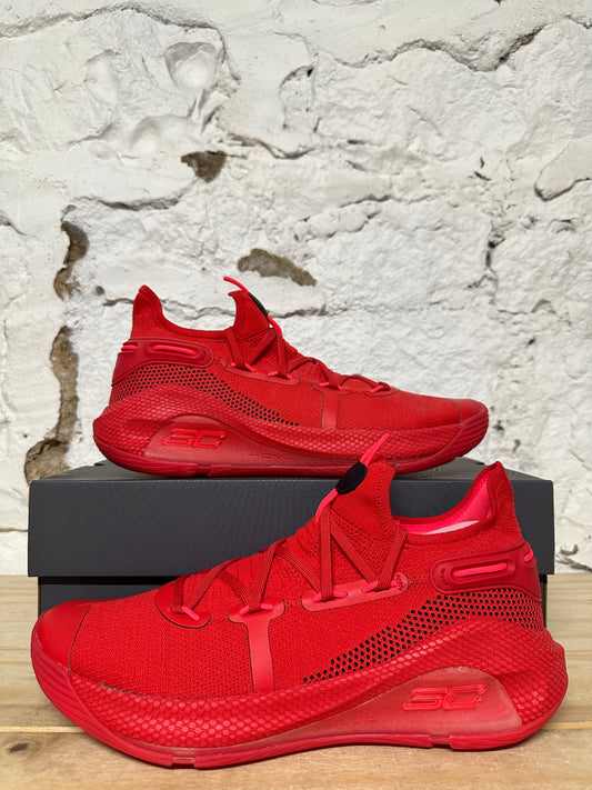 Under Armour Curry 6 Red Sz 10.5 DS