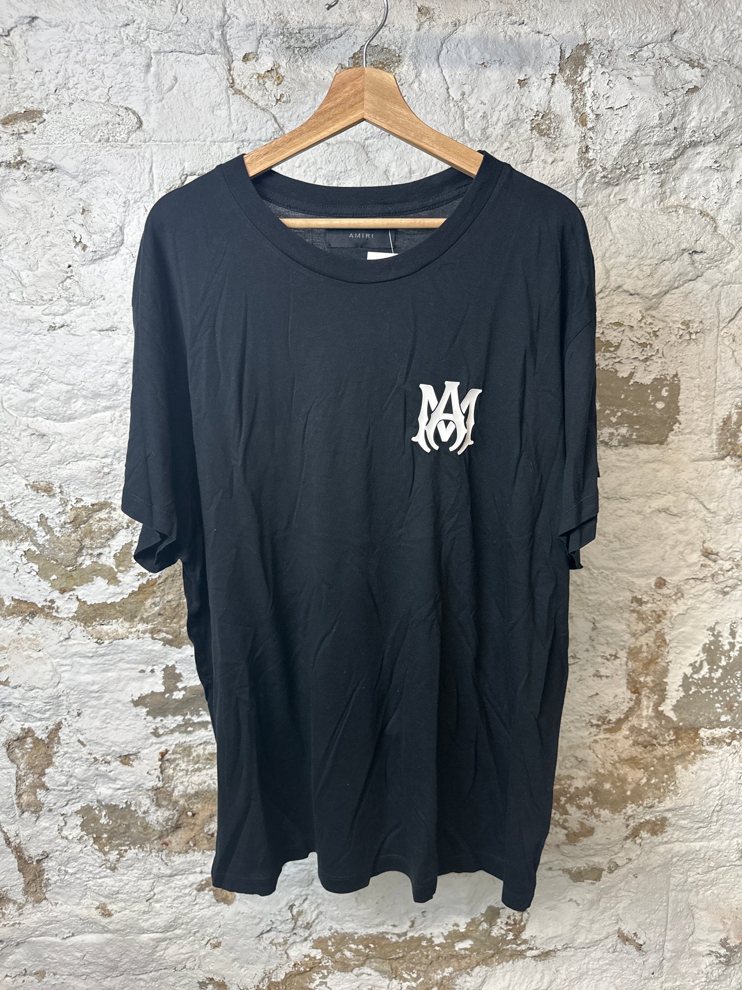 Amiri White AM Black T-shirt Sz XXL
