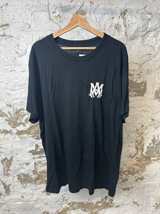 Amiri White AM Black T-shirt Sz XXL