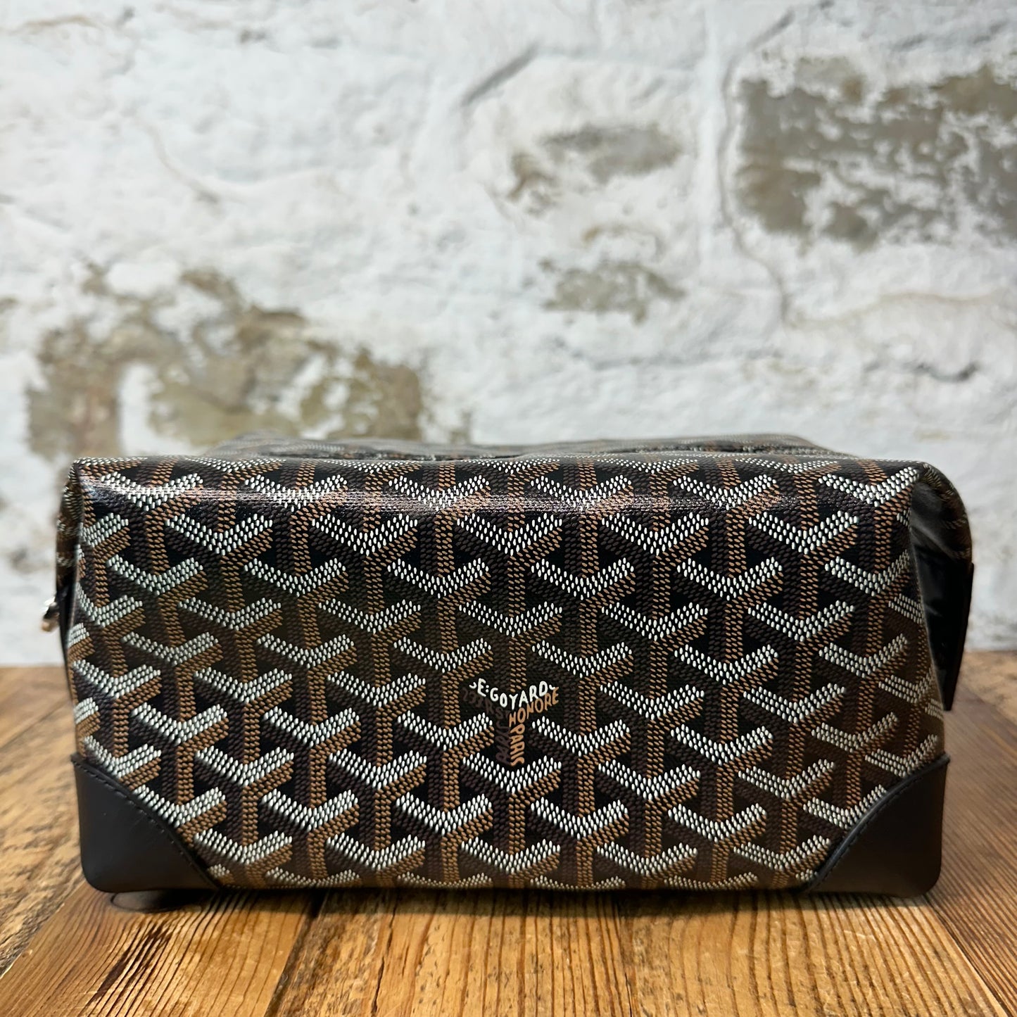 Goyard Boeing 25 Brown Monogram Toiletry Bag