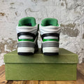 Gucci Basket White Demetra Green Sneaker Sz 7