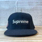 Supreme Playboy Box Logo New Era Cap Black Hat