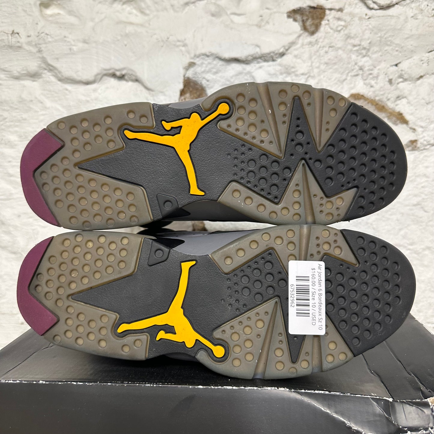 Air Jordan 6 Bordeaux Sz 10