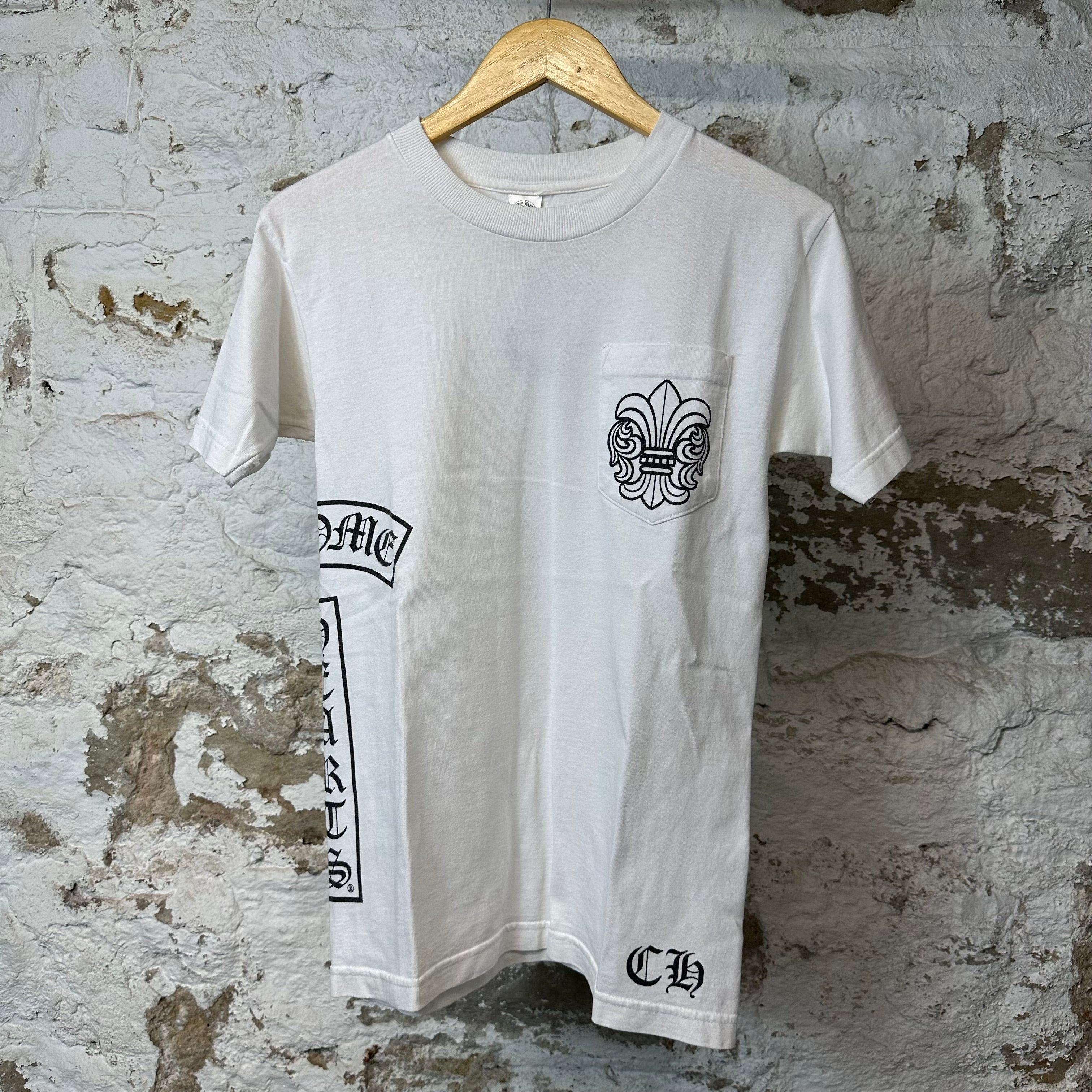 Chrome Hearts T Logo T-shirt White Sz S
