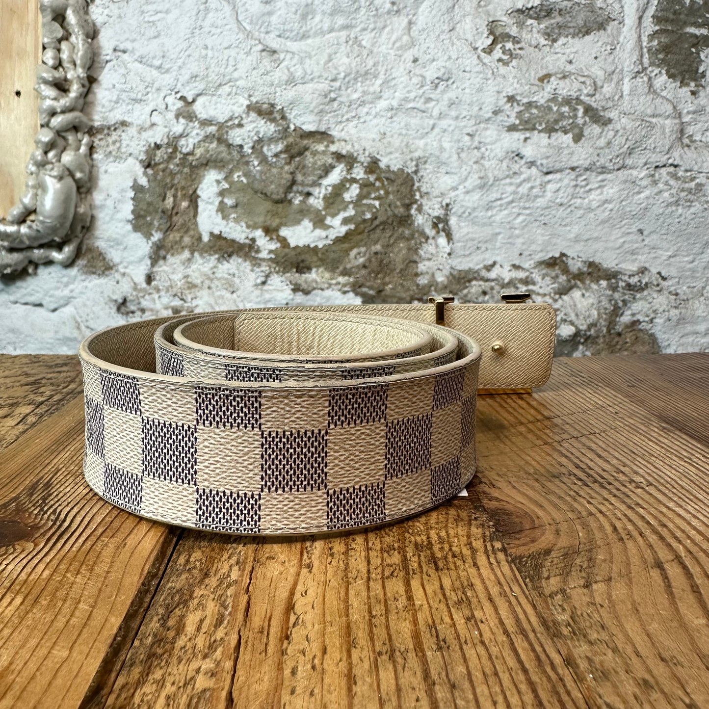 Louis Vuitton Damier Azur Belt Sz (100/40)
