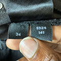 Amiri Blue Crystal Stagger Black Denim Jeans Sz 34