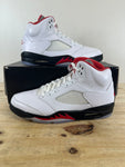 Air Jordan 5 Fire Red Silver Tongue (2020) Sz 11 DS