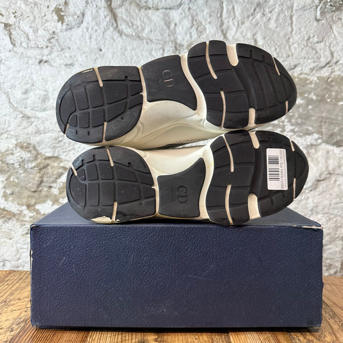 Dior B22 Grey 3M White Sneaker Sz 10 (43)