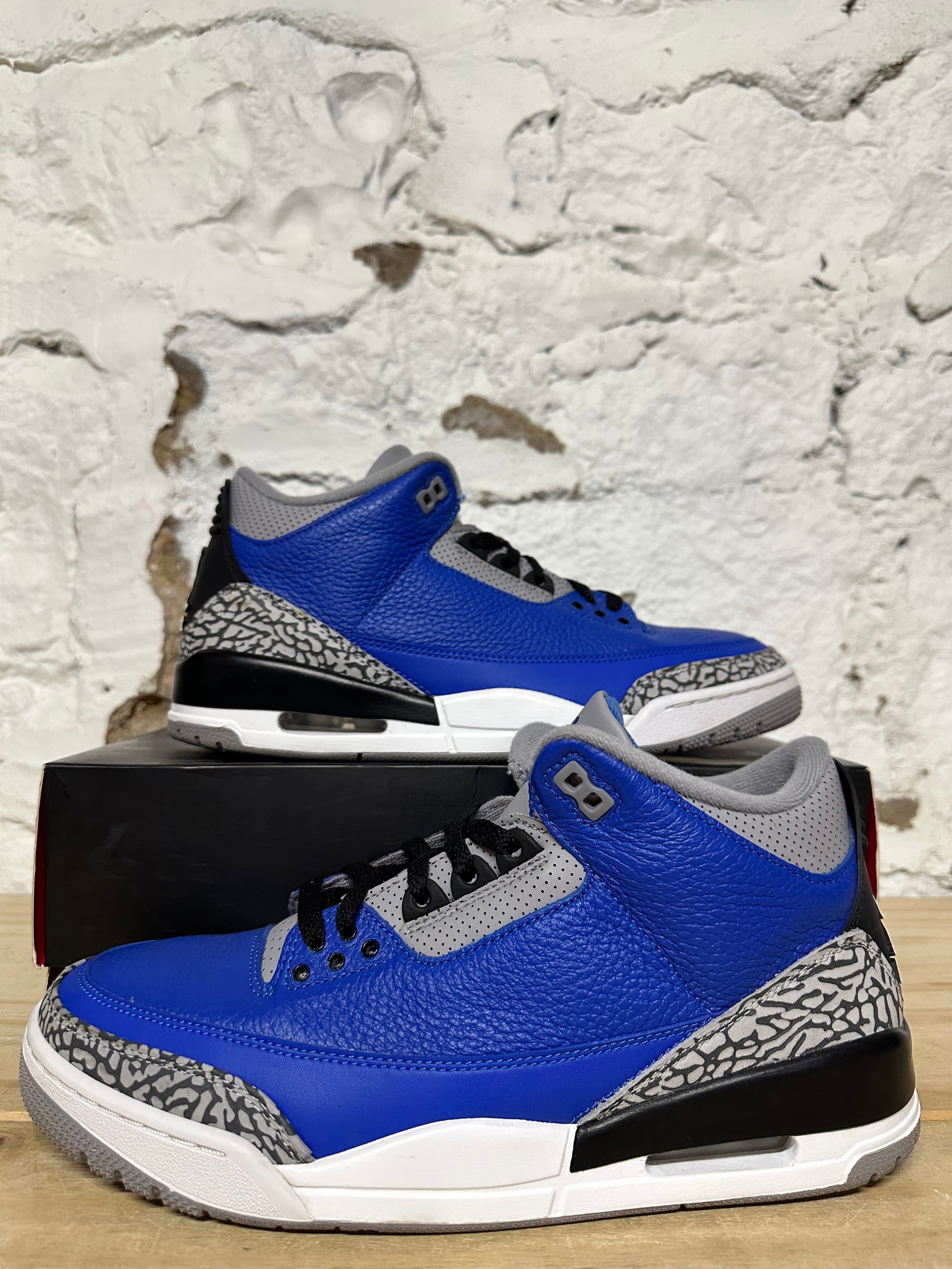 Air Jordan 3 Varsity Royal Sz 10