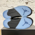 Air Jordan 5 Black University Blue Sz 10 DS