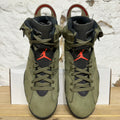 Air Jordan 6 Travis Scott Olive Sz 9