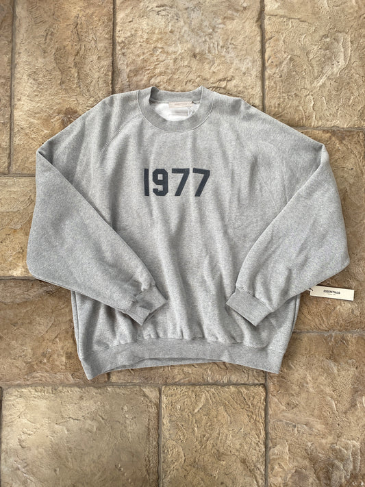 Fear of God Essentials Dark Oatmeal 1997 Crewneck Sz 2XL DS