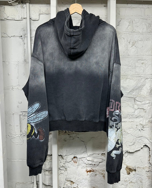 Vale Dreams Multi Color Zip Up Hoodie Sz XL