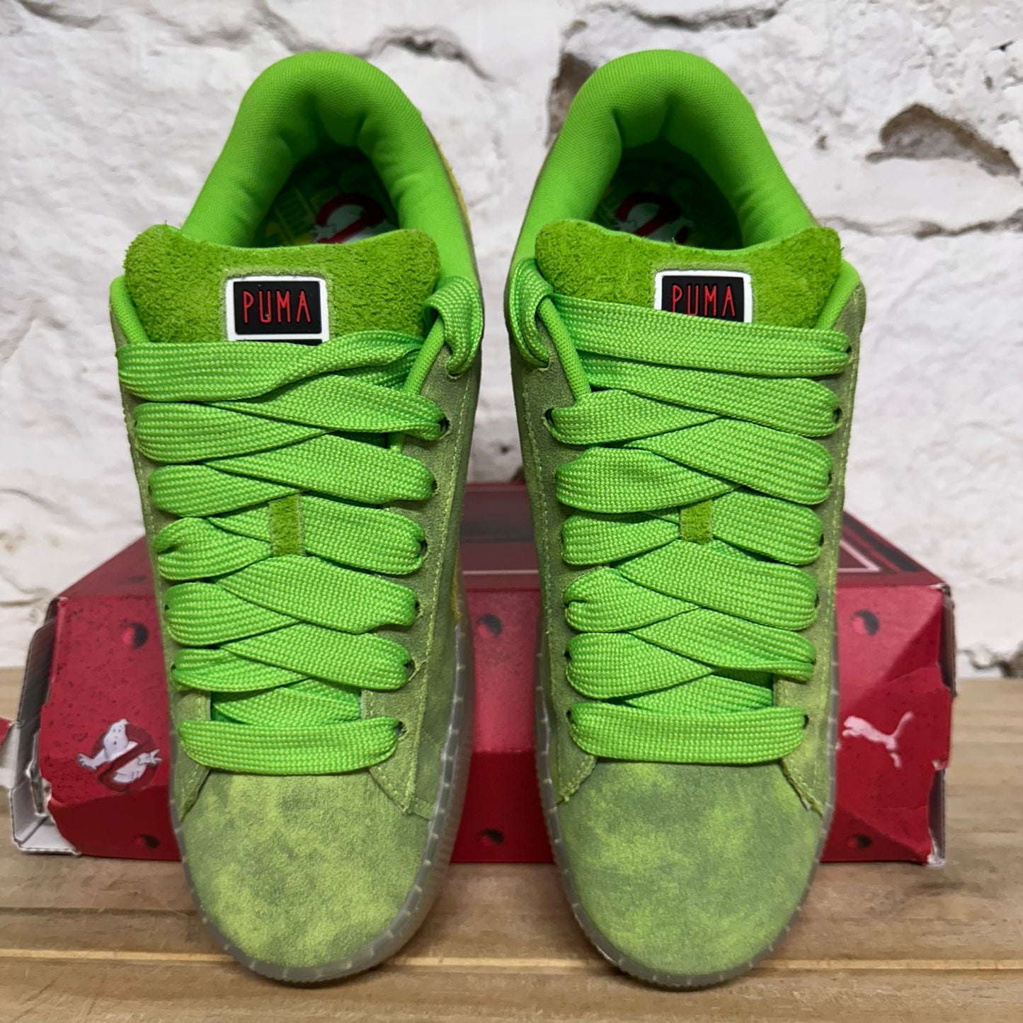 Puma Suede XL Ghostbusters Slimer Sz 13 DS
