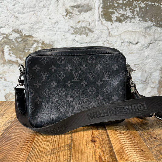 Louis Vuitton Monogram Eclipse Trio Messenger Bag W/ Box