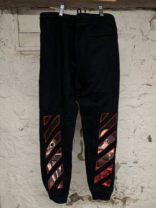 Off-White Painting Black Sweatpants Sz L