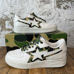 Bapesta White Green Camo Sz 10