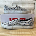Vans Slip-On Supreme Diamond Plate White Sz 10