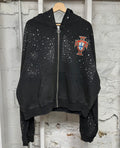 Vale Cluster Black Zip Up Hoodie Sz XXL