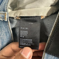 Amiri MX1 Black Paisley Blue Denim Jeans Sz 33
