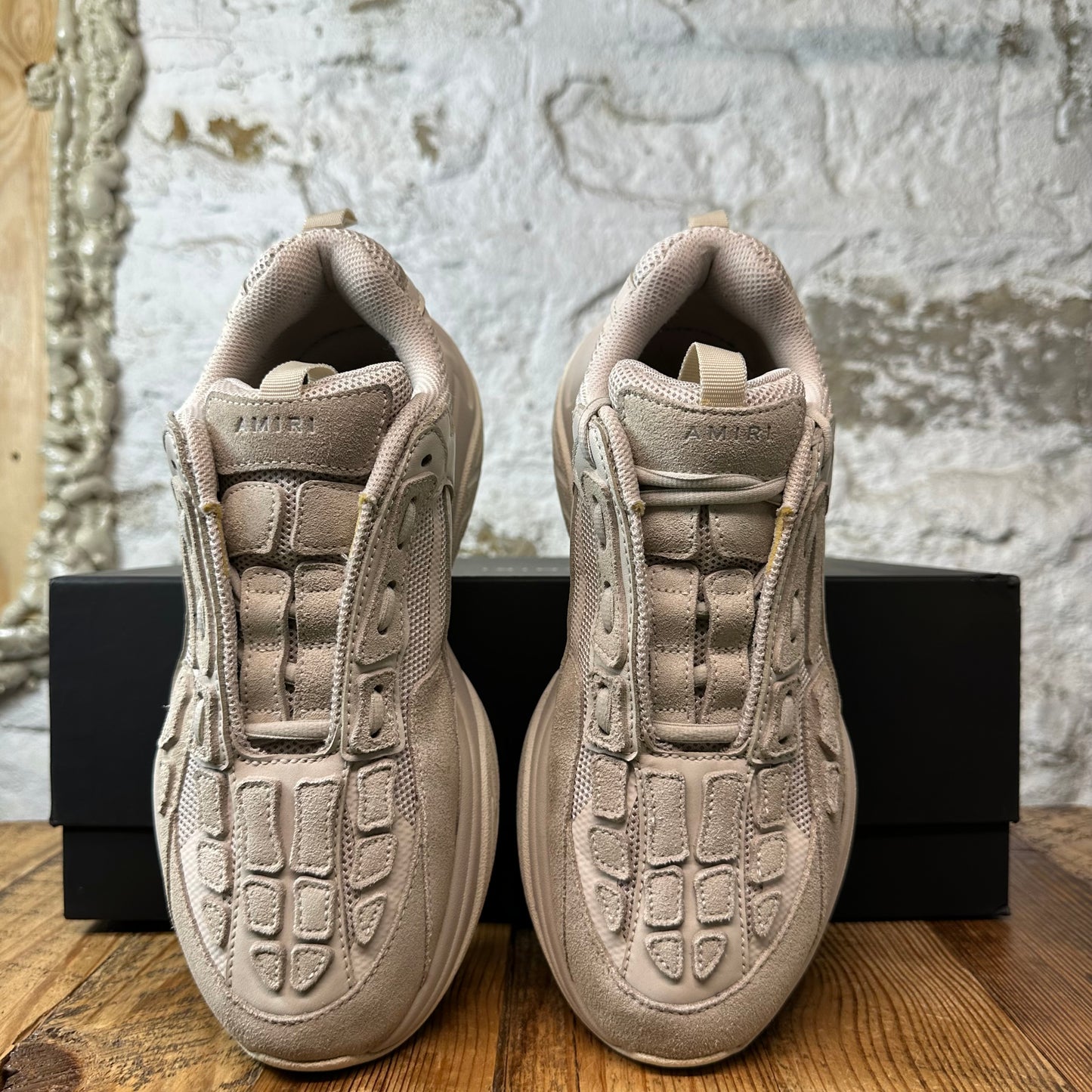 Amiri Bone Runner Warm Grey Sneaker Sz 9 (42)