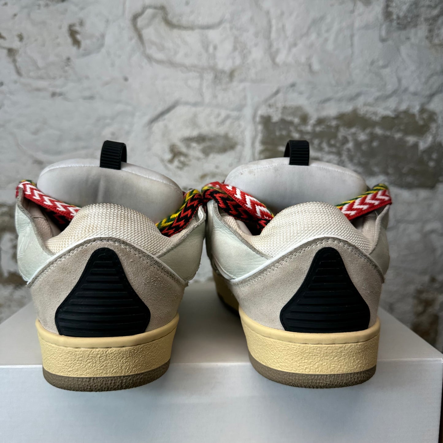 Lanvin Curb Multicolor Lace Grey Sneaker Sz 9 (42)