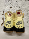 Air Jordan 5 Off-White Sail Sz 14