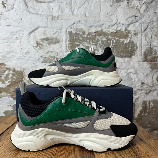 Dior B22 Green White Black Sneaker Sz 10 (43)