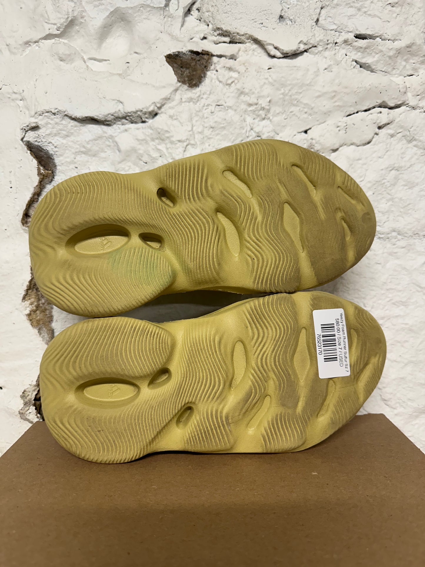 Yeezy Foam Runner Sulfur Sz 7