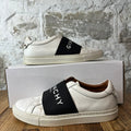 Givenchy Urban Street Logo Black White Sneaker Sz 6.5 (39)