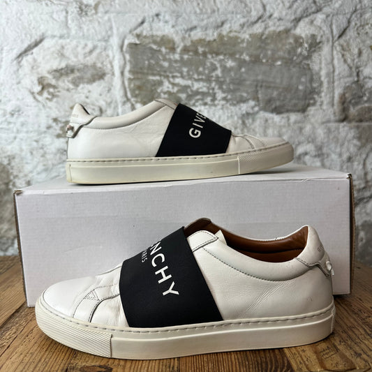 Givenchy Urban Street Logo Black White Sneaker Sz 6.5 (39)