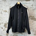 Palm Angels PA Black Beige Track Jacket Sz S