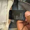 Amiri Distressed Side Spell Blue Denim Jeans Sz 30