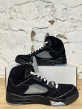 Air Jordan 5 Black Metallic Reimagined Sz 9.5