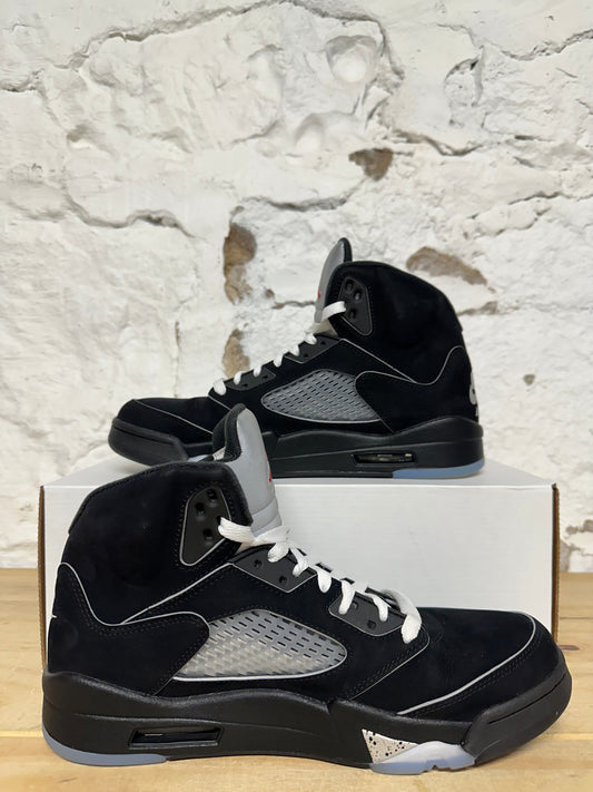 Air Jordan 5 Black Metallic Reimagined Sz 9.5