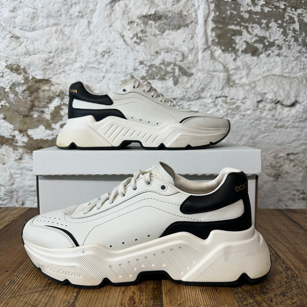 Dolce Gabbana White Black Daymaster Sneaker Sz 8 No Box