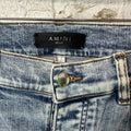 Amiri MX1 Tie Dye Washed Blue Denim Jeans Sz 32