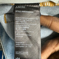 Amiri Starburst Spell Blue Denim Jeans Sz 30