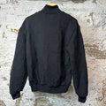 Louis Vuitton Embossed Monogram Varsity Jacket Black Sz M