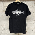 Palm Angels Shark Black T-Shirt Sz S