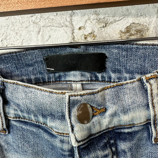 Amiri Plain Washed Blue Denim Jeans Sz 32